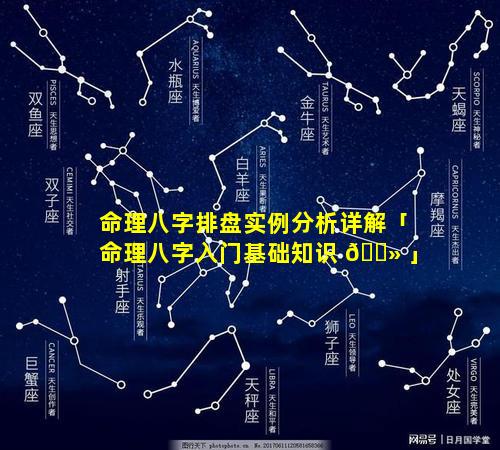 命理八字排盘实例分析详解「命理八字入门基础知识 🌻 」